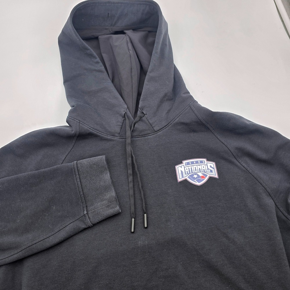 Lululemon Mens City Sweat Pullover Hoodie XL Black Texas Nationals LM3AUPS